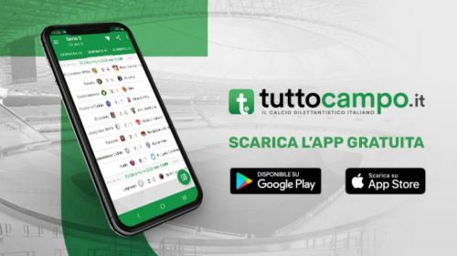Scarica l'app di tuttocampo: tutto il calcio dilettantistico italiano
