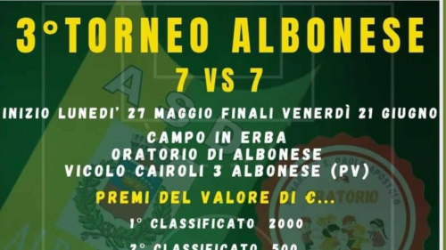 TORNEI - torna uno dei classici lomellini il Torneo di Albonese