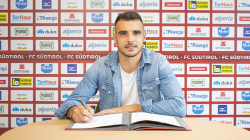 Serie B. Sudtirol, arriva il prolungamento del contratto per Matteo Rover