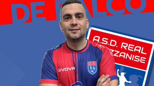 Real Grazzanise, riconfermato l'attaccante Carlo De Falco